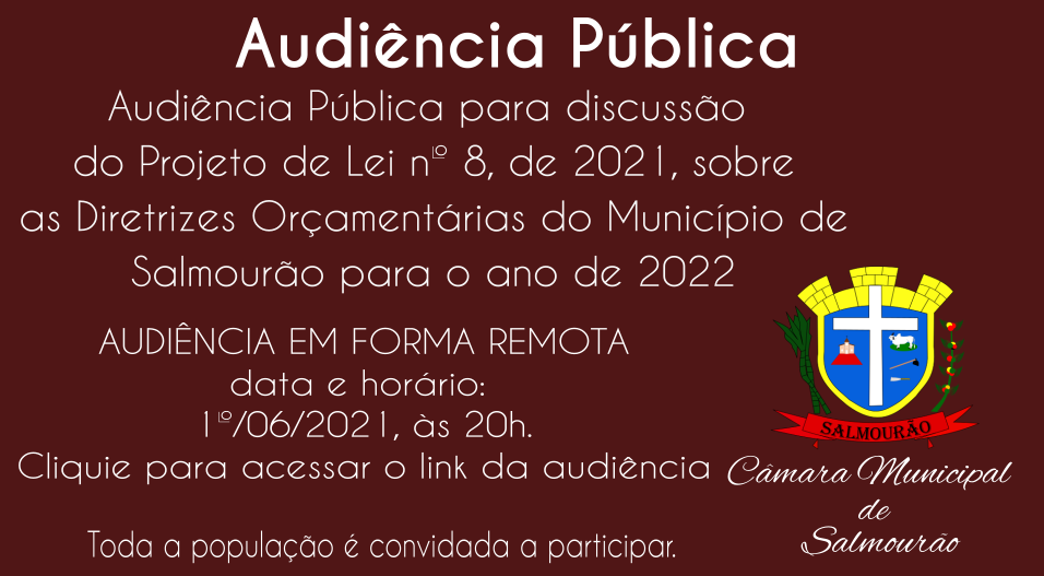 Audiência Pública de Diretrizes Orçamentárias