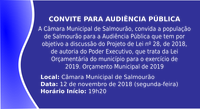 Audiência Publica do Orçamento 2019