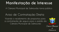 Aviso de Contratação Direta