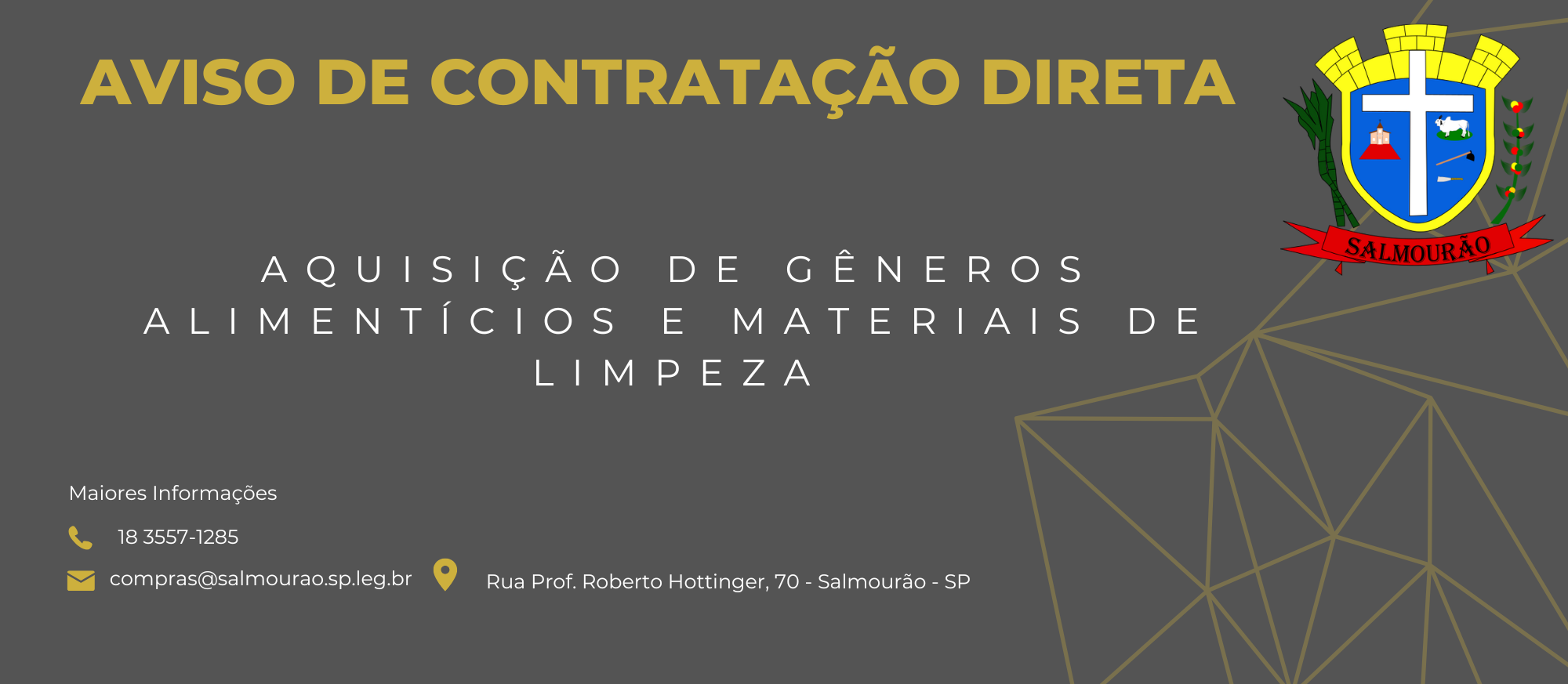 Aviso de Contratação Direta