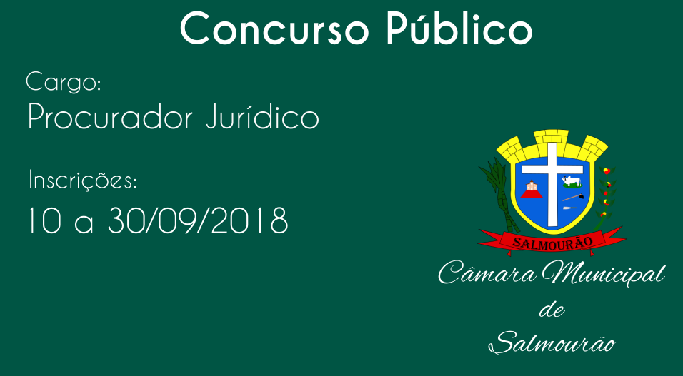 Câmara realizará Concurso Público