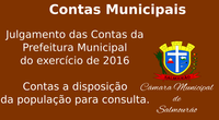 Contas Municipais 2016