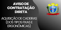Dispensa para aquisição de cadeiras