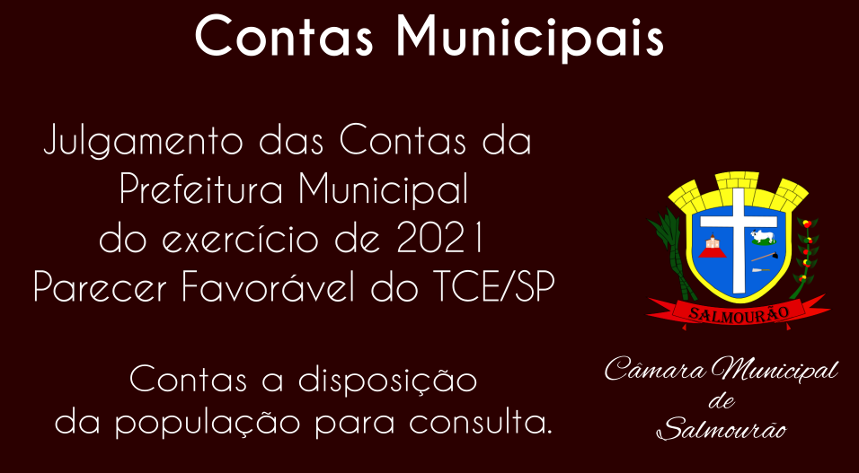 Julgamento Contas Municipais