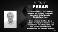 NOTA DE PESAR